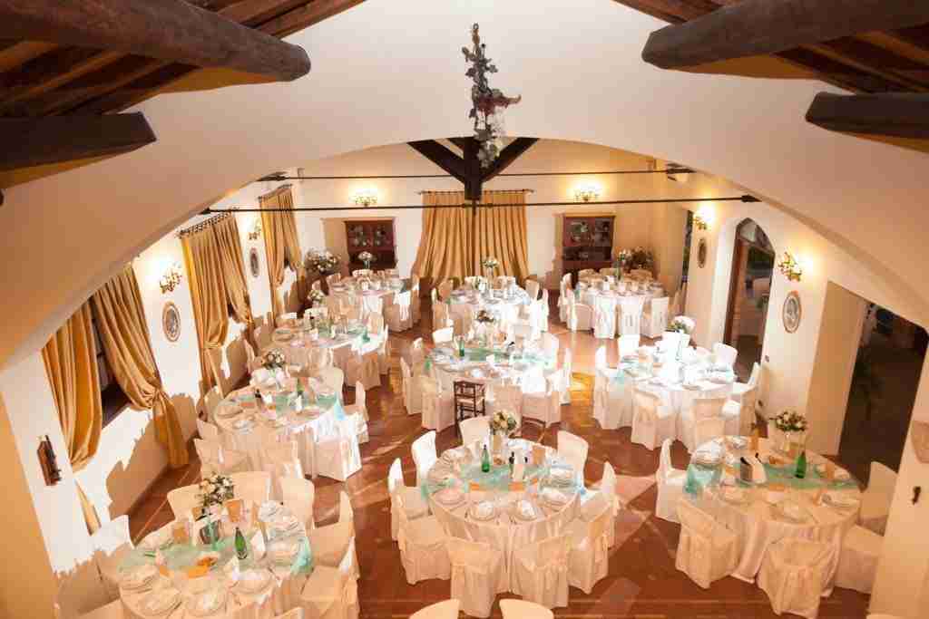 Matrimonio al Casale Antica Cassia: Sala ricevimento